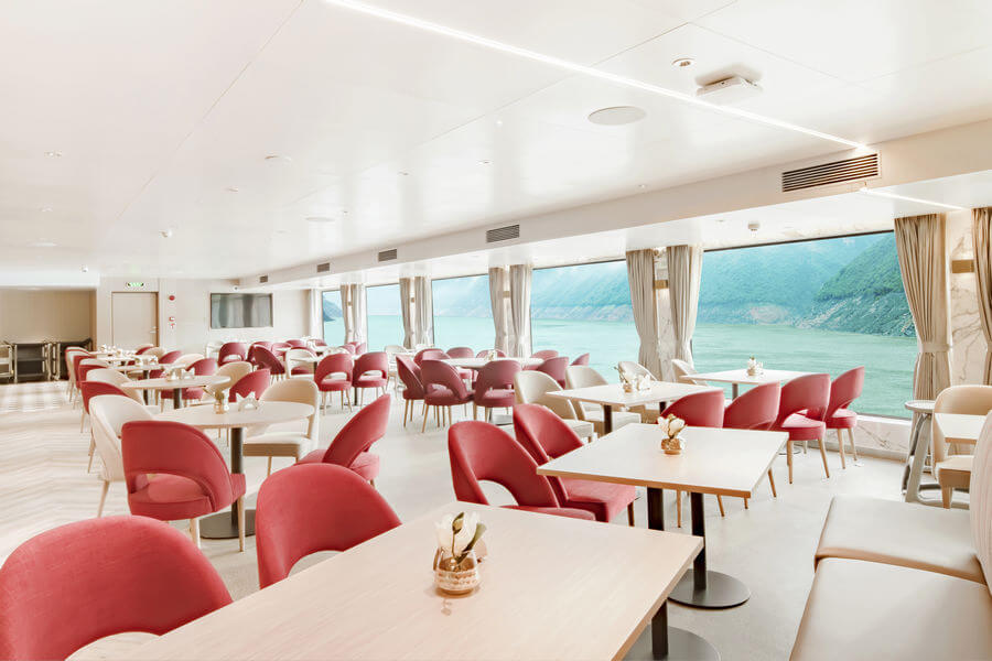 Double-deck Globe Dining Room on Century Glory Cruise Ship-3